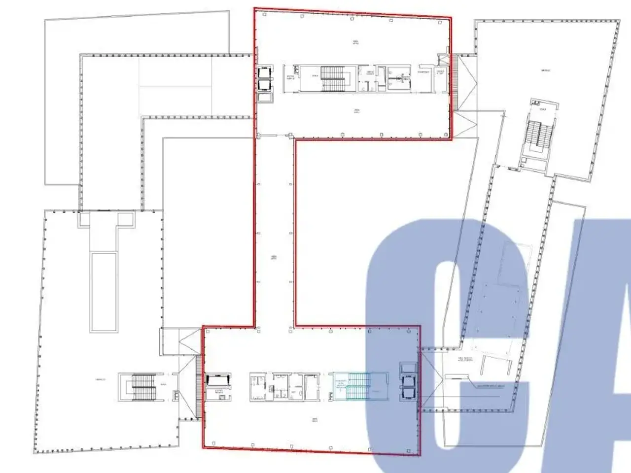 Ufficio in Via del Bosco Rinnovato, Assago, {3} - Planimetria 1