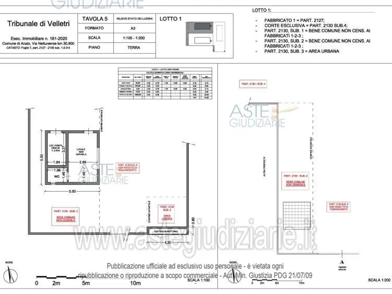 Capannone in Via Nettunense, Anzio, {3} - Planimetria 1