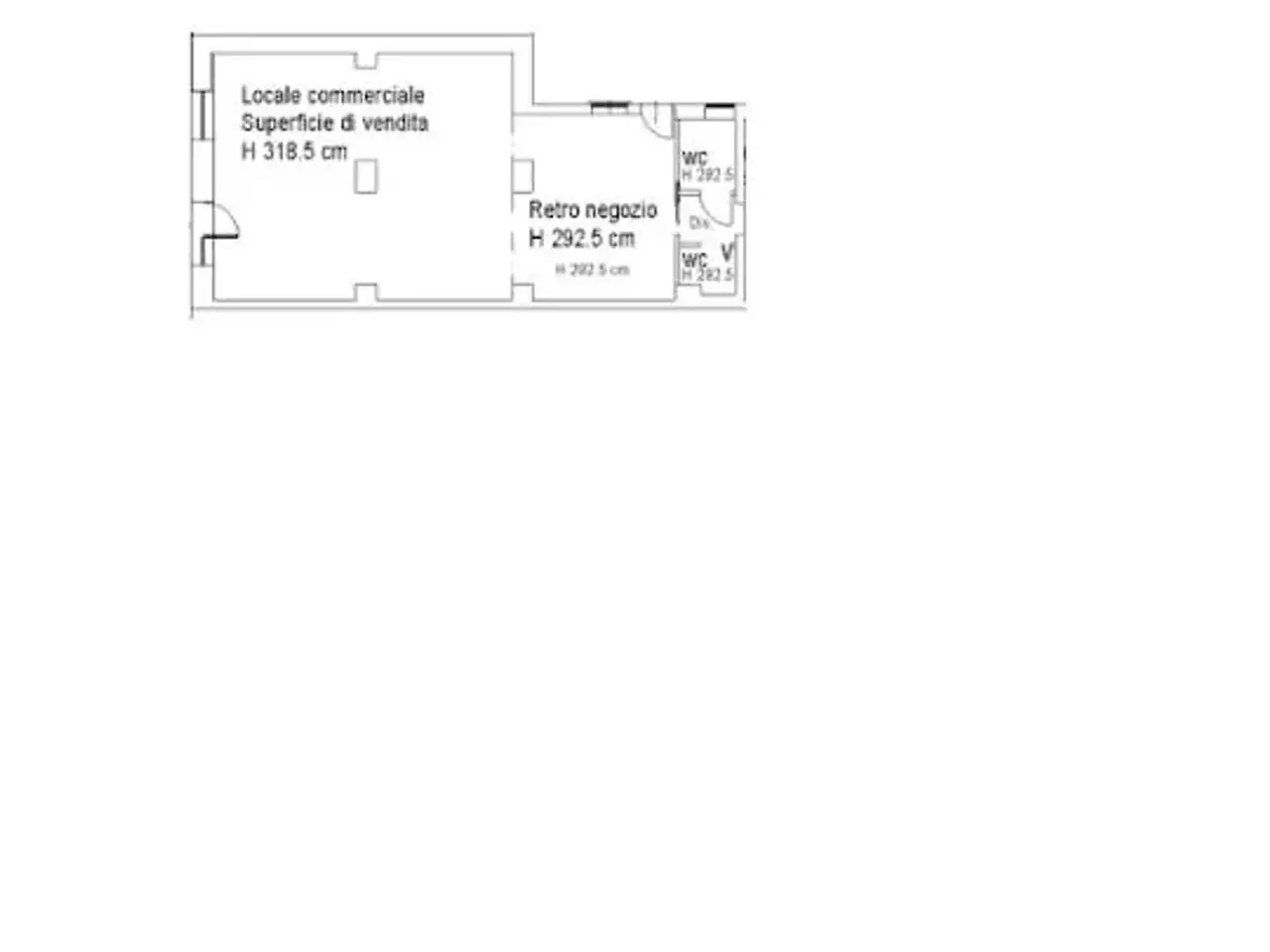 Negozio in Via Libertà 18, Cusago, {3} - Planimetria 1