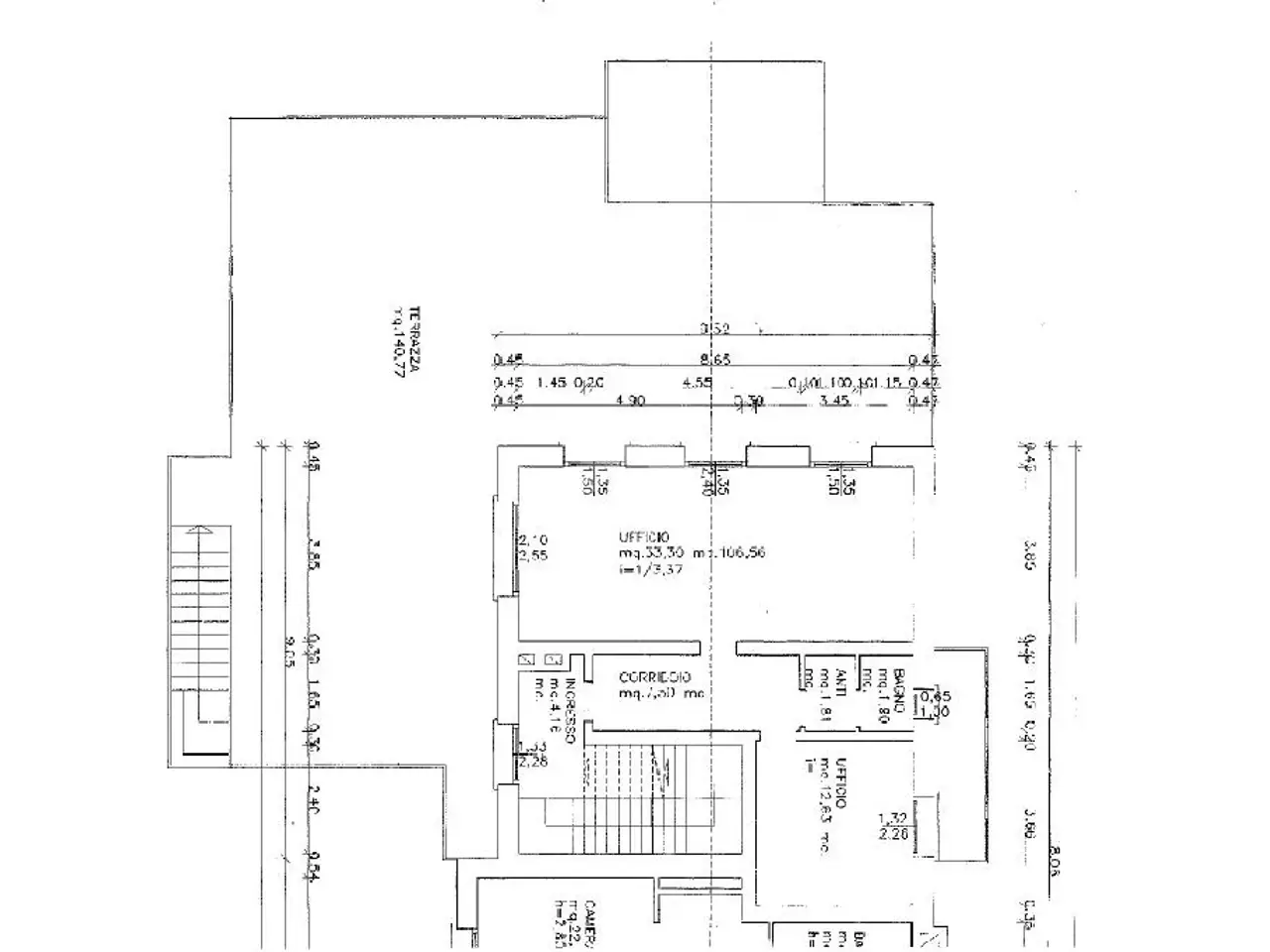 Ufficio in Via Calcroci 36, Dolo, {3} - Planimetria 1