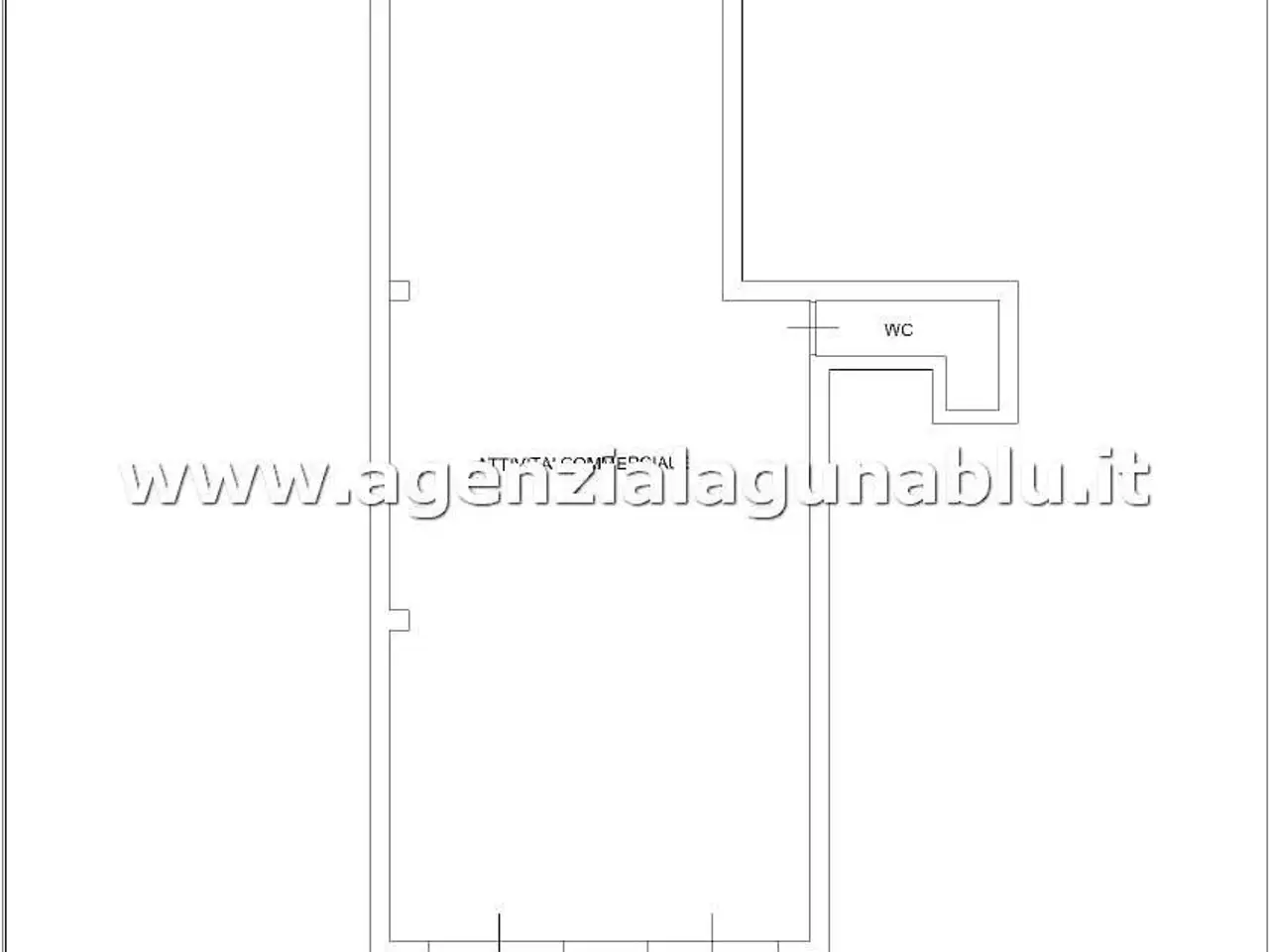 Negozio in Via Bessarione, Mazara Del Vallo, {3} - Planimetria 1