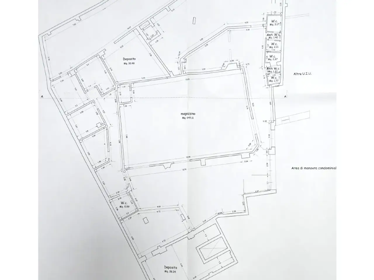 Magazzino in Via Mario Rapisardi, Roma, {3} - Planimetria 1