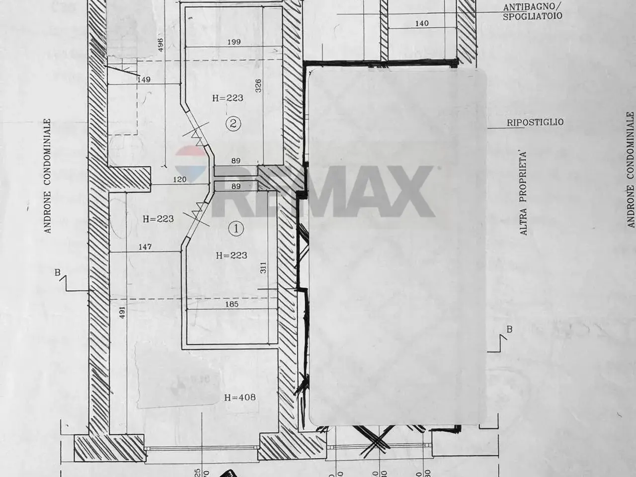 Esercizio commerciale in Via Salasco 32, Milano, {3} - Planimetria 1