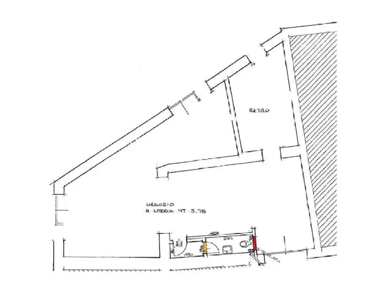 Ufficio in Piazza Vittorio Emanuele II, Dalmine, {3} - Planimetria 1