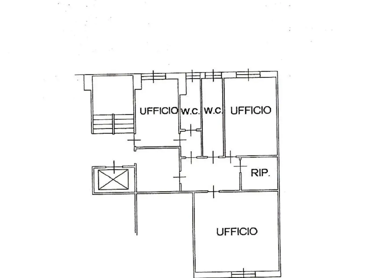 Ufficio in Via Pascoli 7, Bergamo, {3} - Planimetria 1