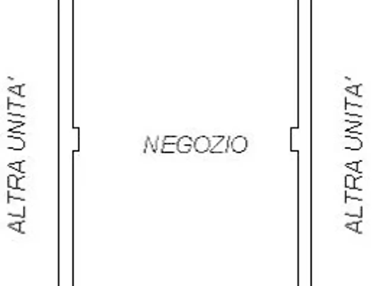 Negozio in Via Don Luigi Sturzo 38, Bresso, {3} - Planimetria 1