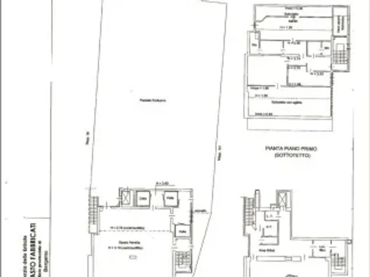 Negozio in Piazza della Libertà, Treviolo, {3} - Planimetria 1