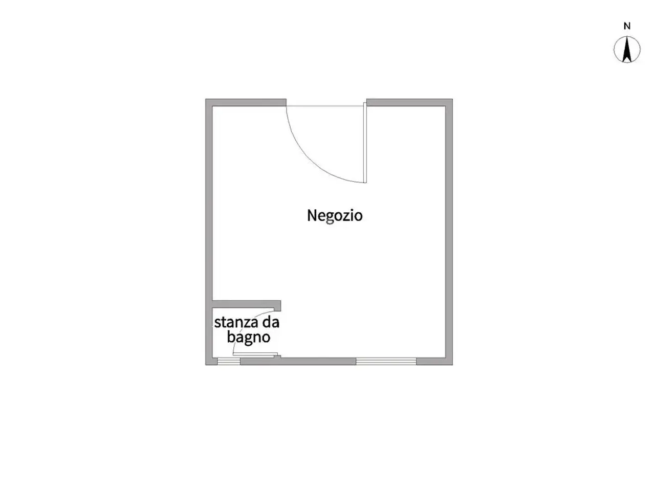 Negozio in Via Possidonea 62, Reggio Calabria, {3} - Planimetria 1