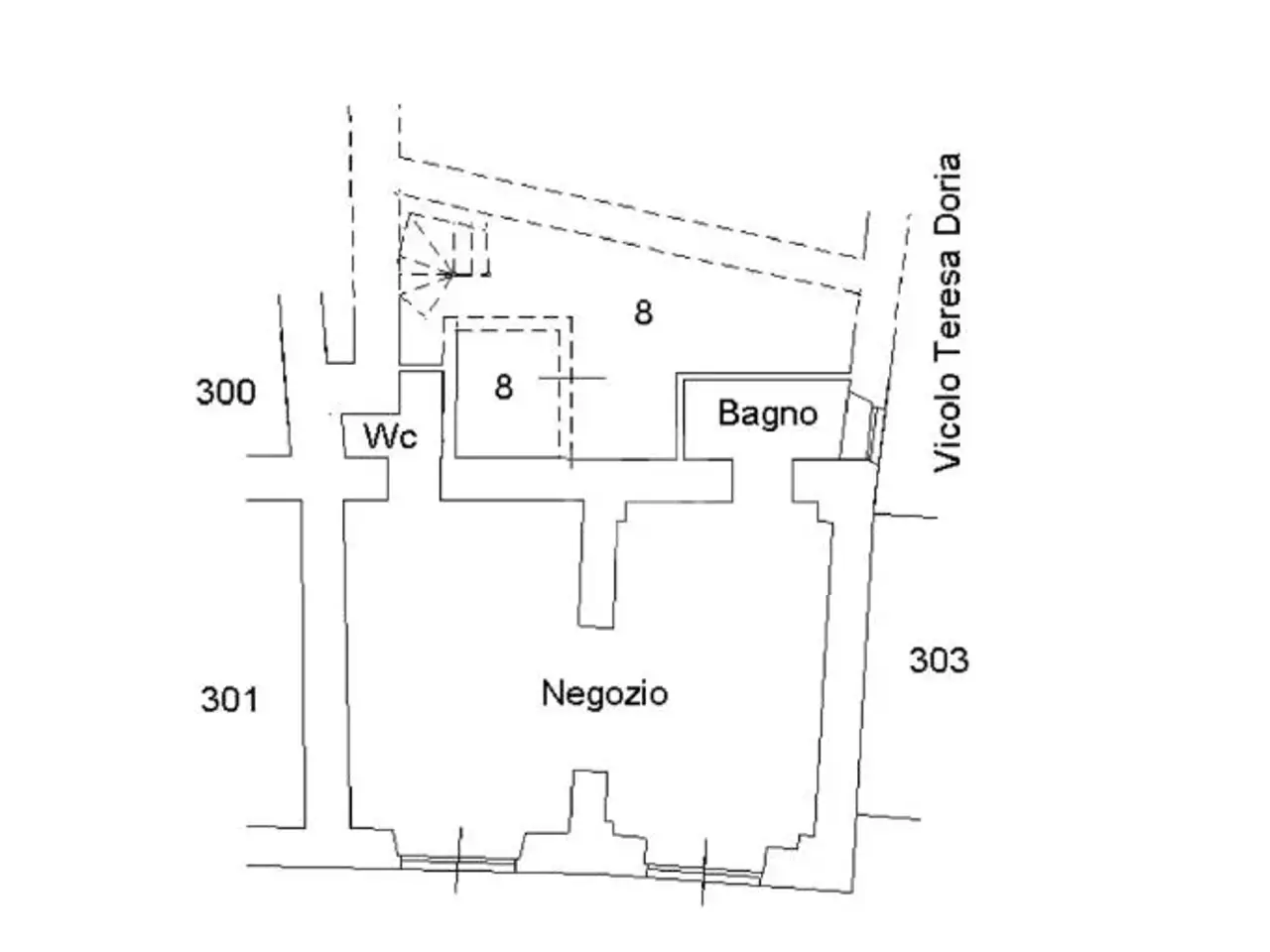 Negozio in Via Pietro De l'Isola 9, Isola Del Liri, {3} - Planimetria 1