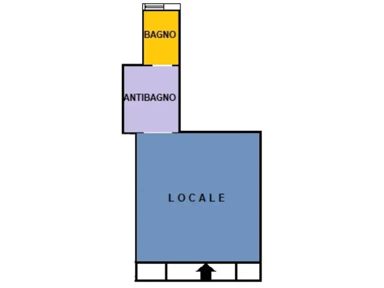 Negozio in Via Nicolò Piccinni, Roma, {3} - Planimetria 1