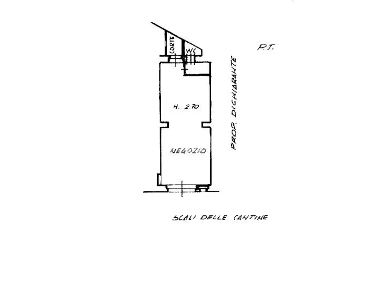 Negozio in Scali delle Cantine 84, Livorno, {3} - Planimetria 1