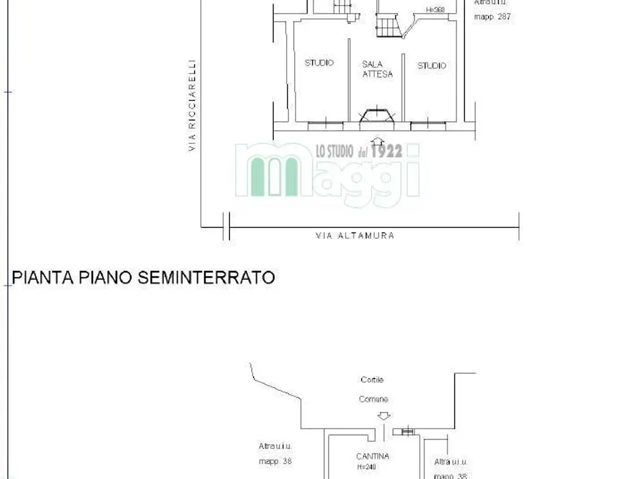 Ufficio in Via Ricciarelli 21, Milano, {3} - Planimetria 1