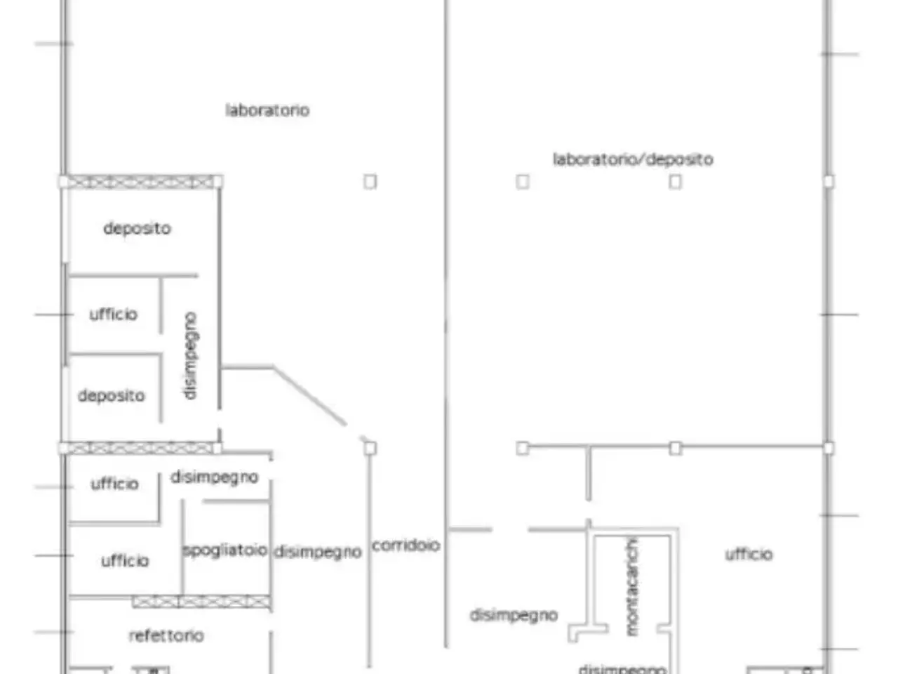 Laboratorio in Via Lidice 11, San Giorgio Di Piano, {3} - Planimetria 1