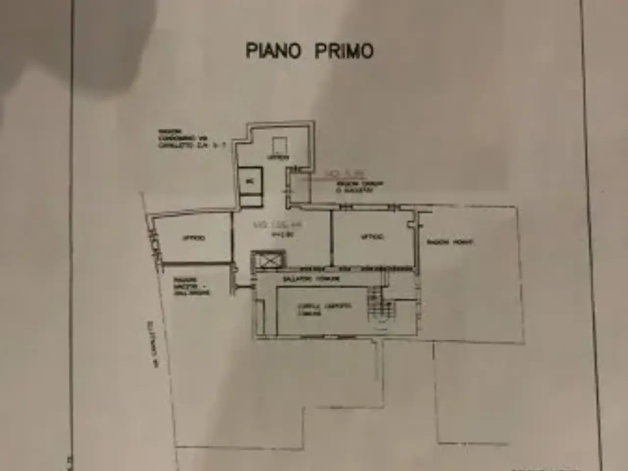Ufficio in Via Cavalletto, Piacenza, {3} - Planimetria 1