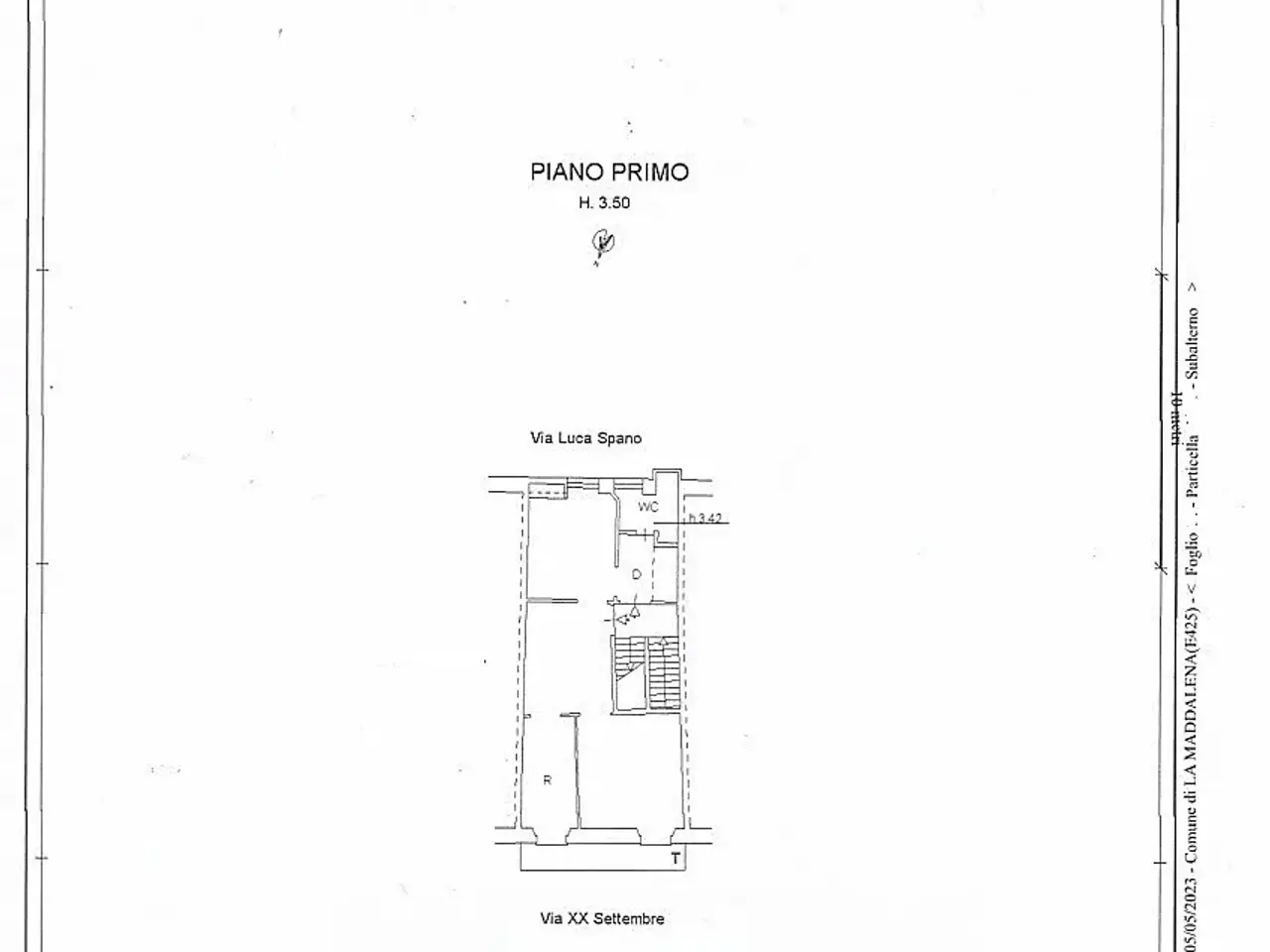 Ufficio in Via XX Settembre, La Maddalena, {3} - Planimetria 1