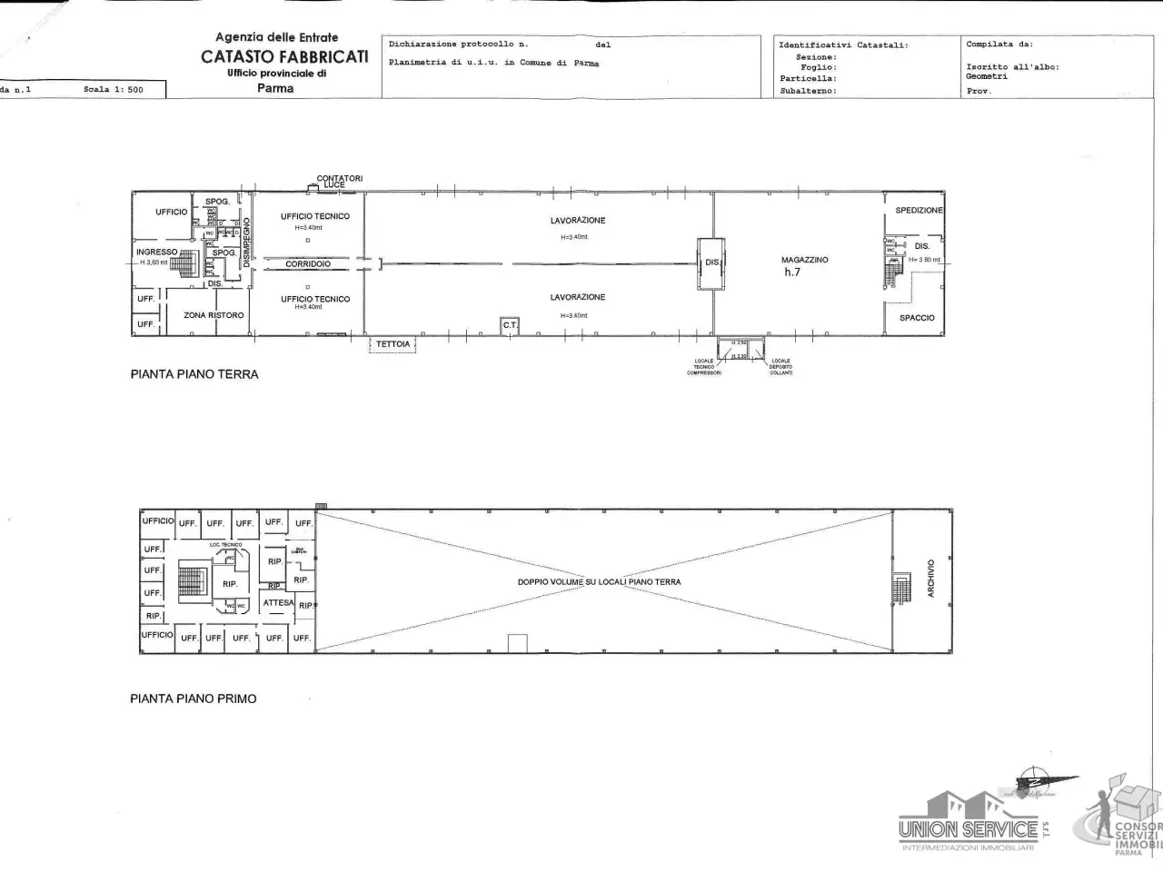 Capannone in Via La Spezia 158, Parma, {3} - Planimetria 1