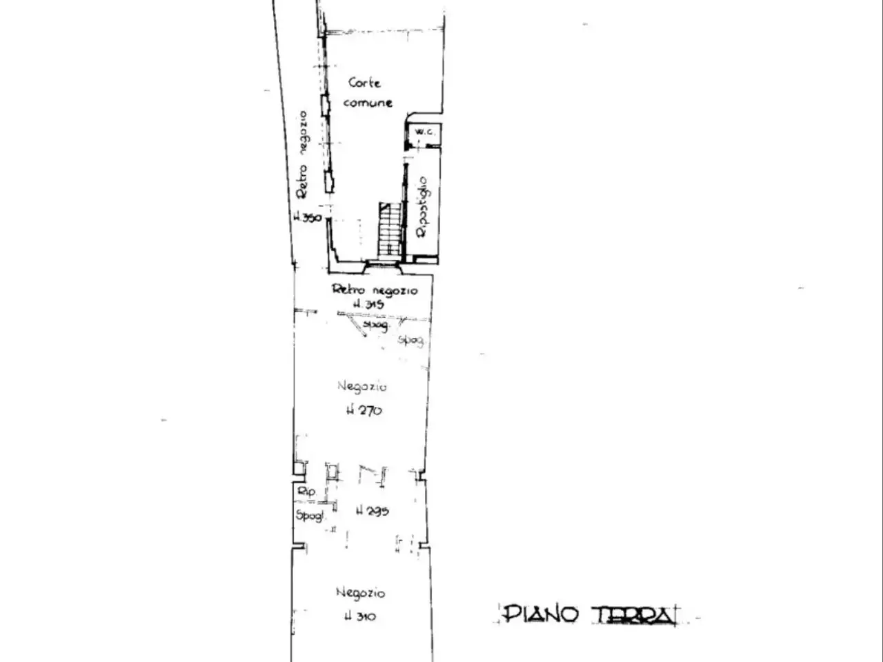 Negozio in Corso Giuseppe Mazzini 53, Faenza, {3} - Planimetria 1