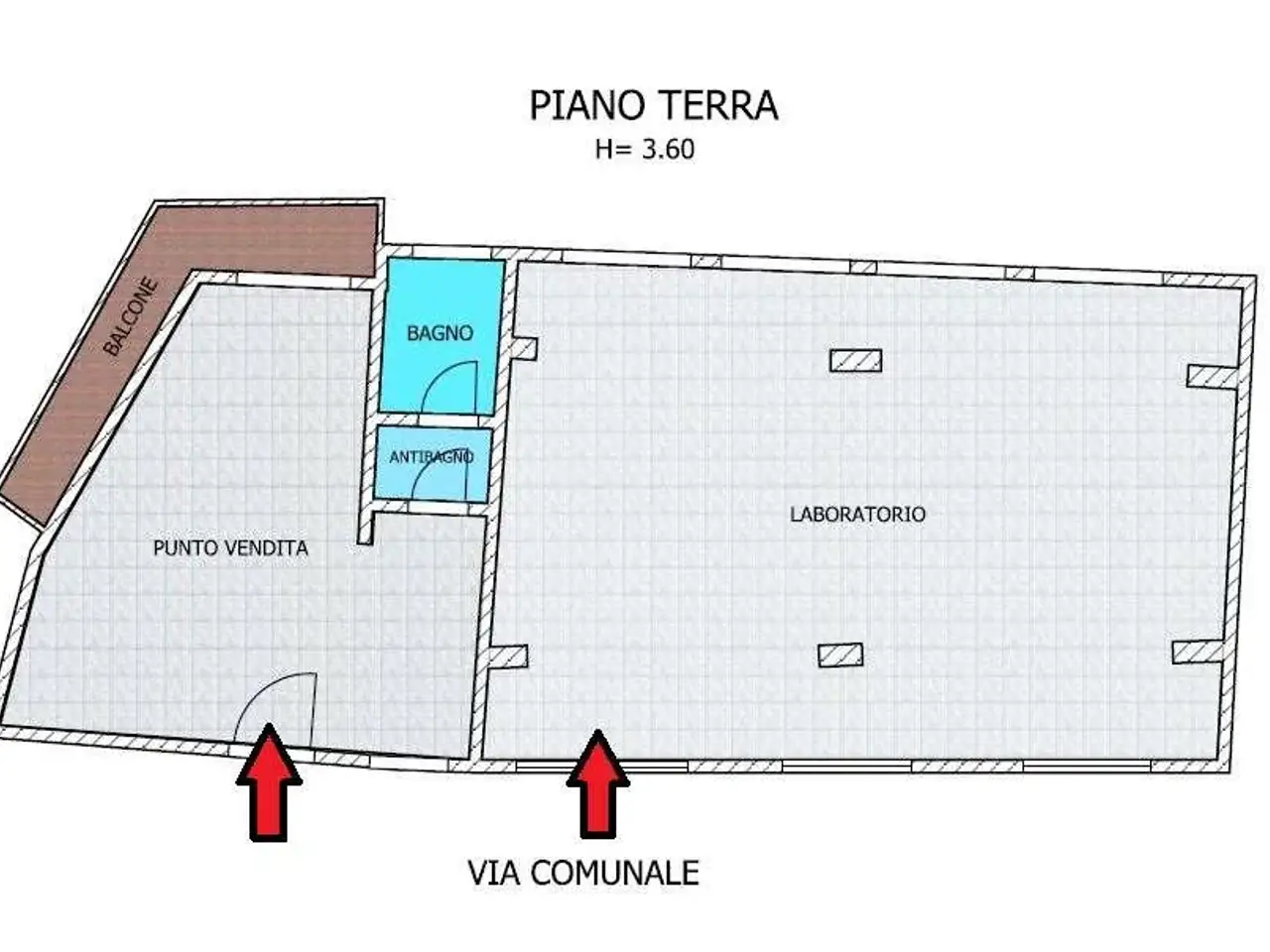 Palazzina commerciale in Via Cumia  1, Messina, {3} - Planimetria 1