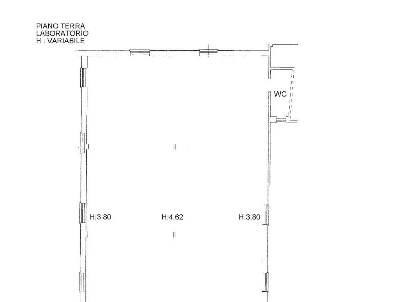 Capannone in Circonvallazione Orientale 4528, Roma, {3} - Planimetria 1