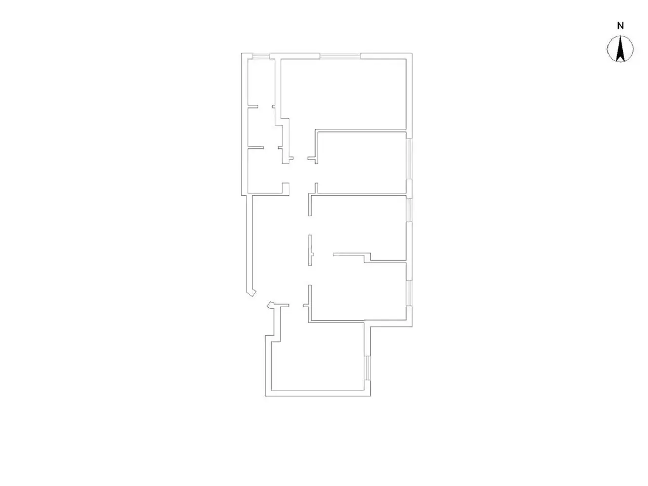 Ufficio in Via Monte Rosa 19, Milano, {3} - Planimetria 1