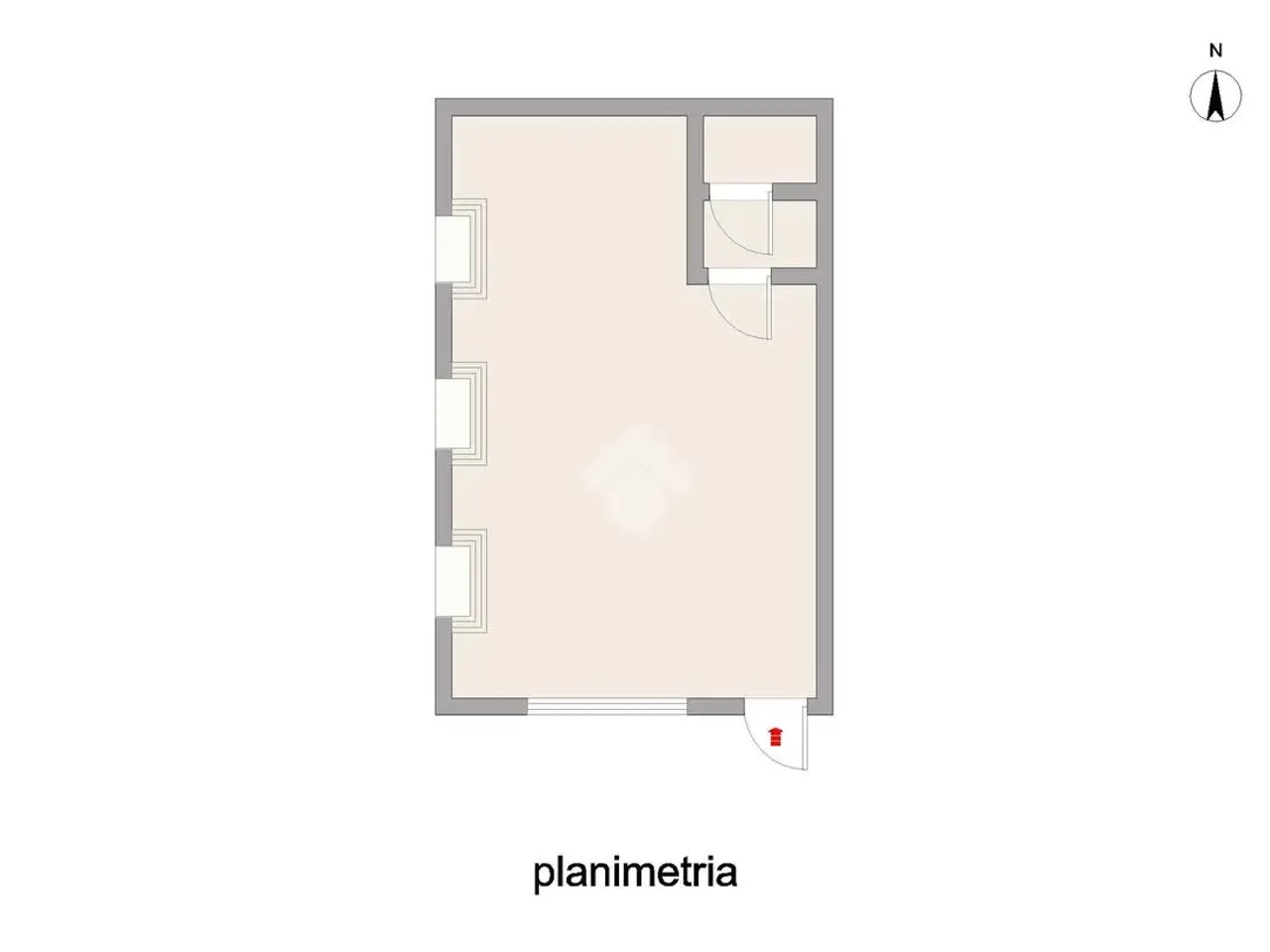 Negozio in Via S. Filippo Neri 16, Vedelago, {3} - Planimetria 1