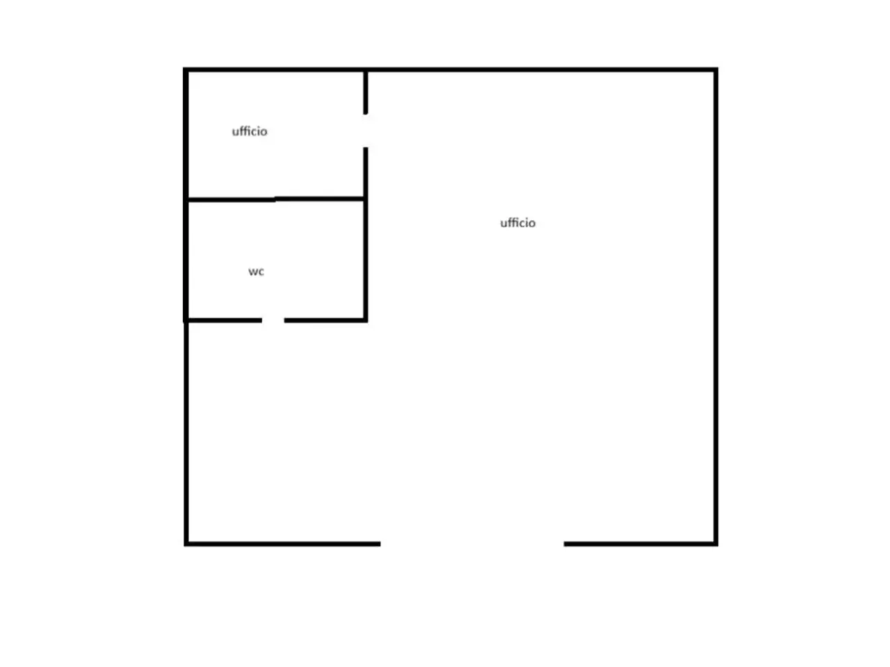 Ufficio in Via Coclino 2, Calcinate, {3} - Planimetria 1