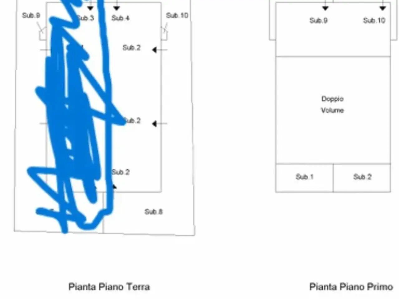 Palazzina commerciale in Via Virgilio, Forli', {3} - Planimetria 1