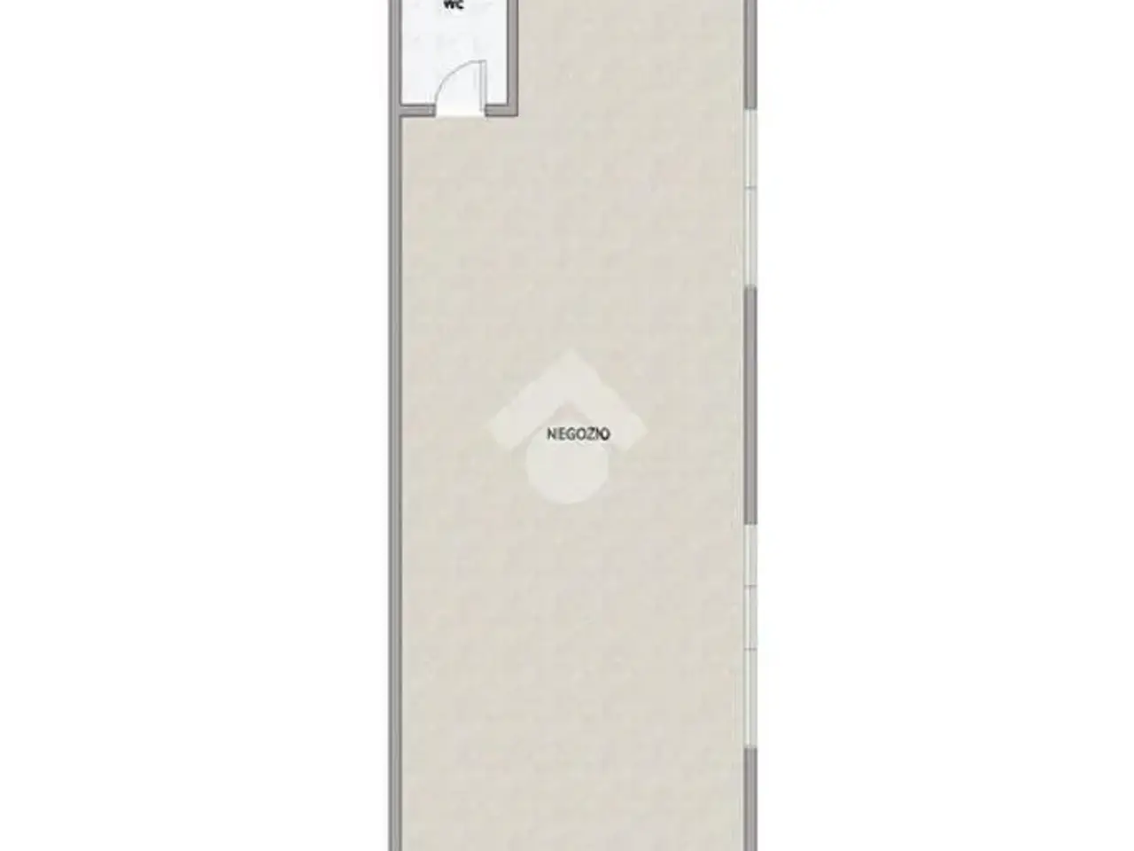 Negozio in Via Giotto 27, Padova, {3} - Planimetria 1