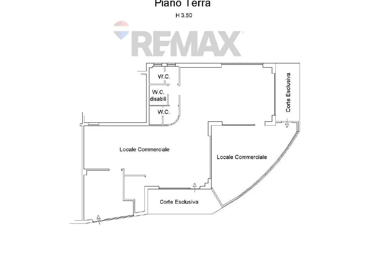 Esercizio commerciale in Via Tirino 6, Chieti, {3} - Planimetria 1