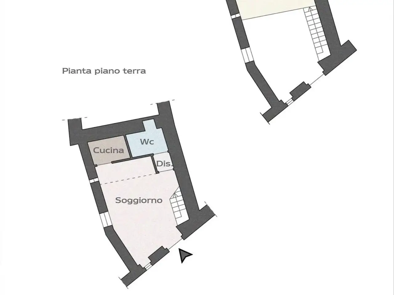 Loft in vendita, Vico Giuseppe Melodia, Noto - Planimetria 1
