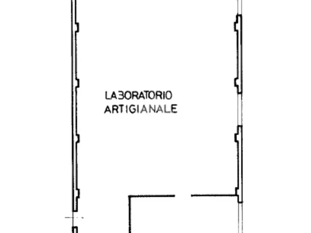 Laboratorio in Via Dante Alighieri 227, Castagnaro, {3} - Planimetria 1