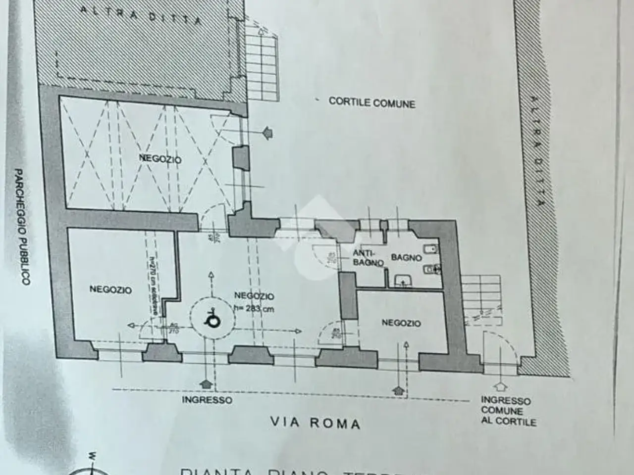 Ufficio in Via Roma 19, Caselle Torinese, {3} - Planimetria 1