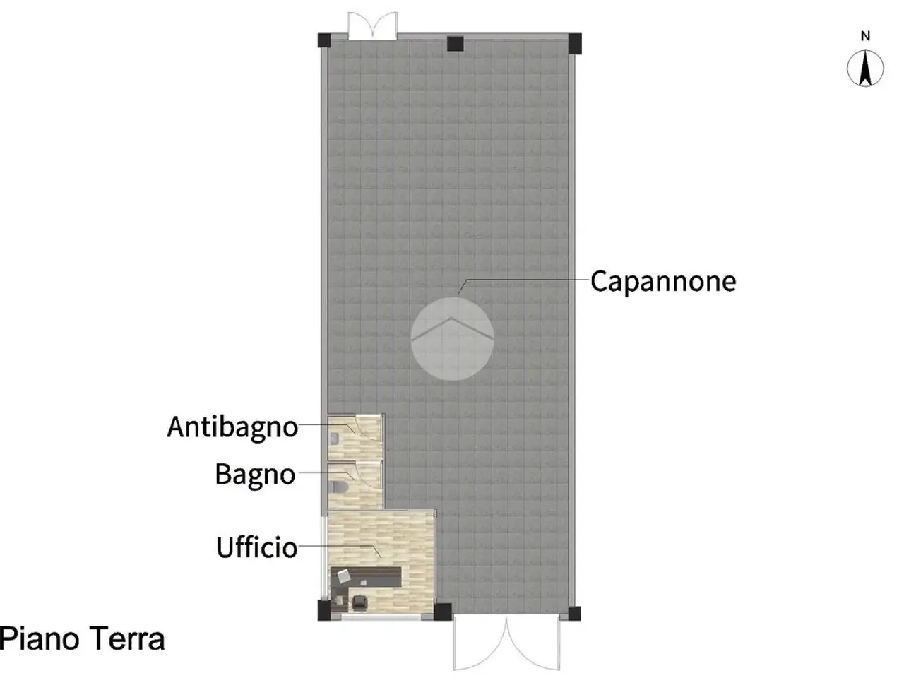 Capannone in Viale Milano 76, Lodi, {3} - Planimetria 1