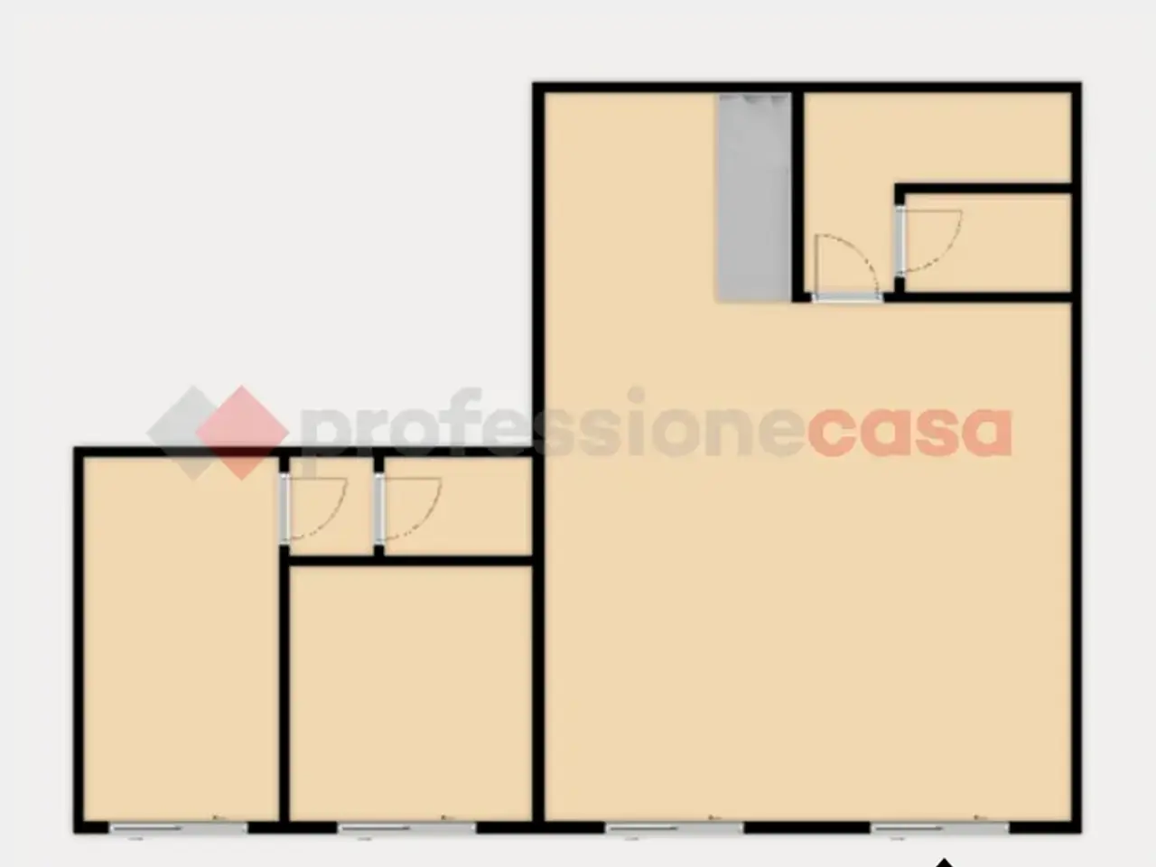 Negozio in Via S. Gregorio Snc, L'Aquila, {3} - Planimetria 1