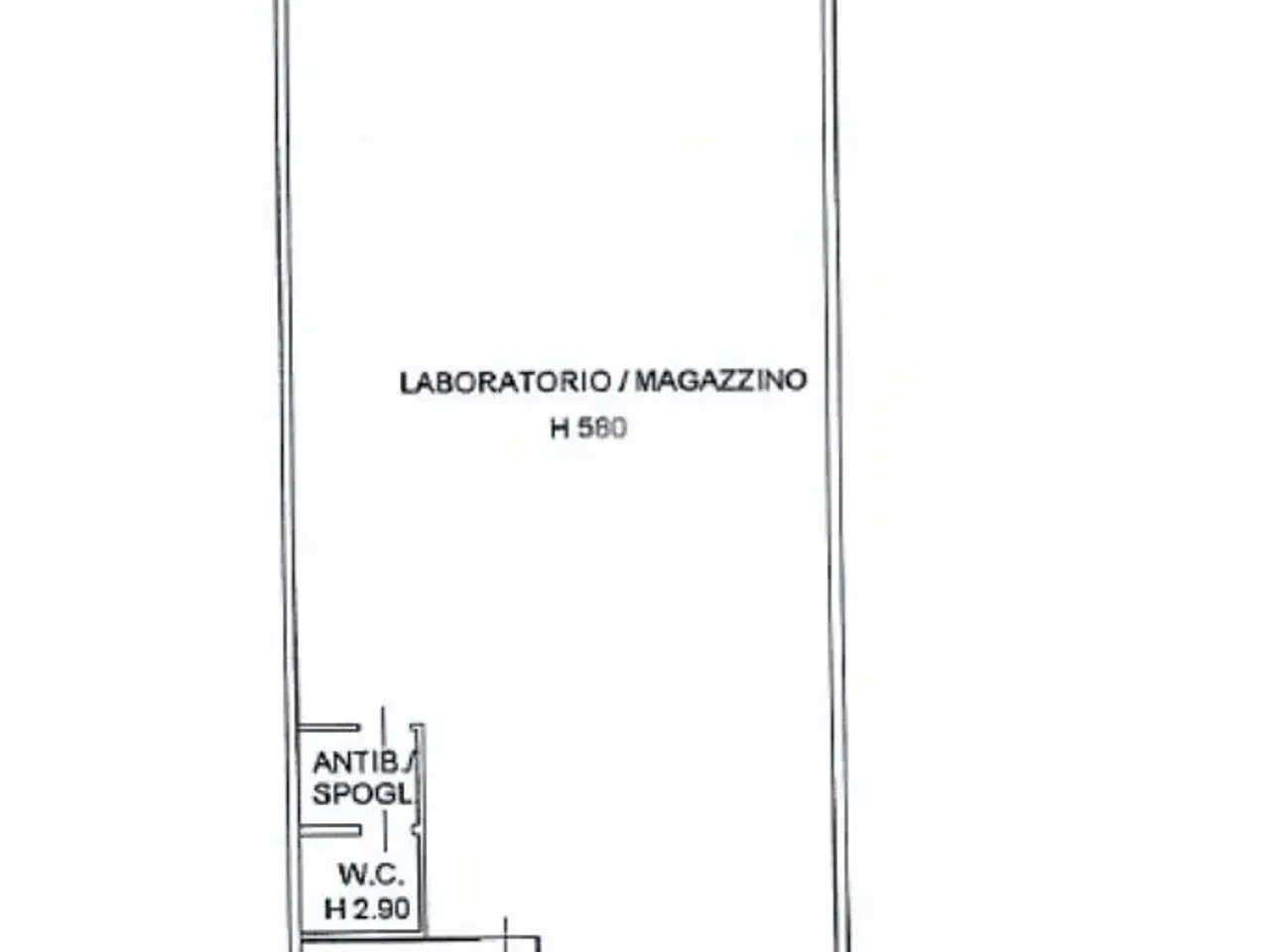 Capannone in Viale Europa 76, Lodi, {3} - Planimetria 1