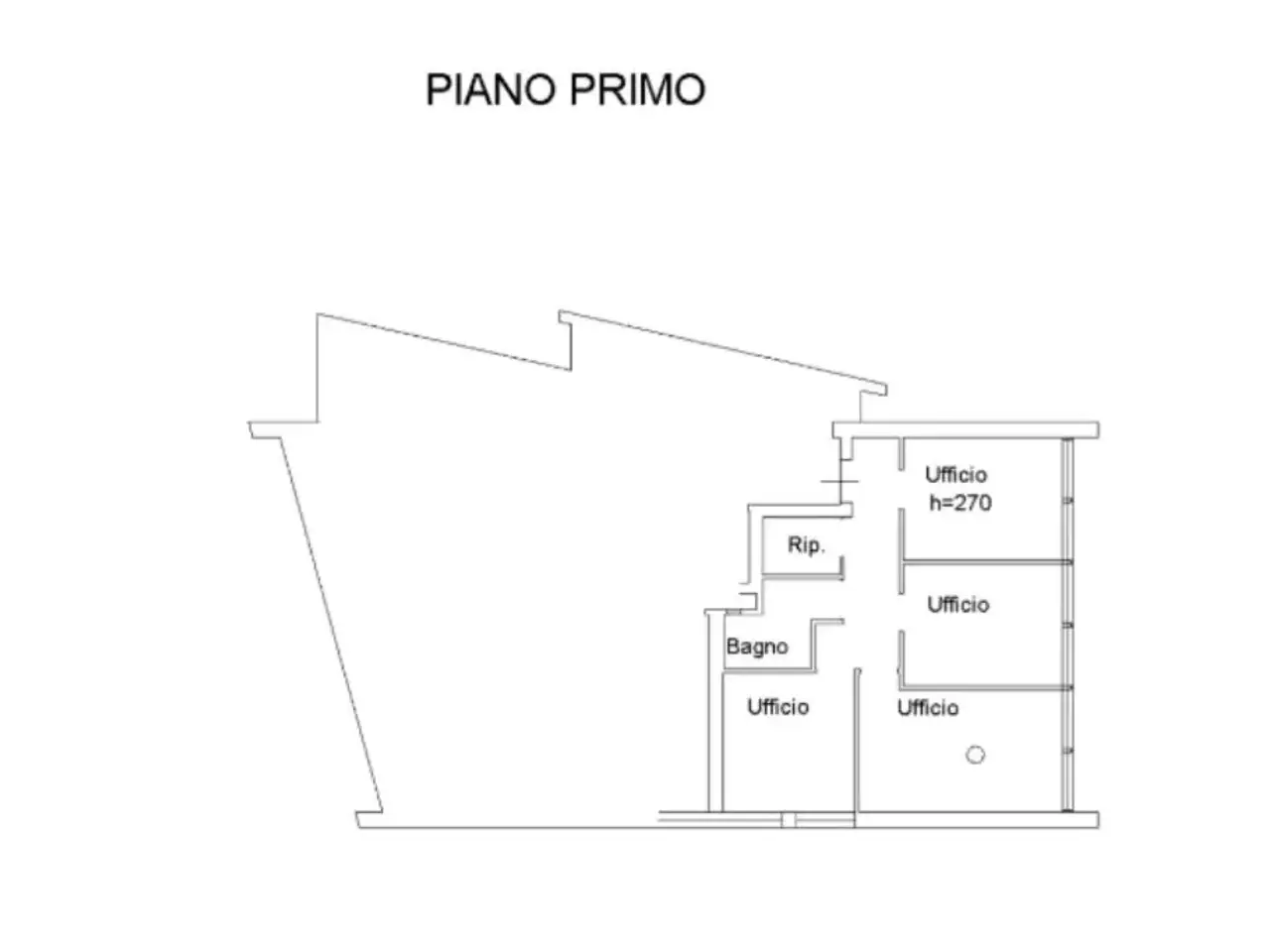Ufficio in Via Giuseppe Giacosa 3, Bologna, {3} - Planimetria 1