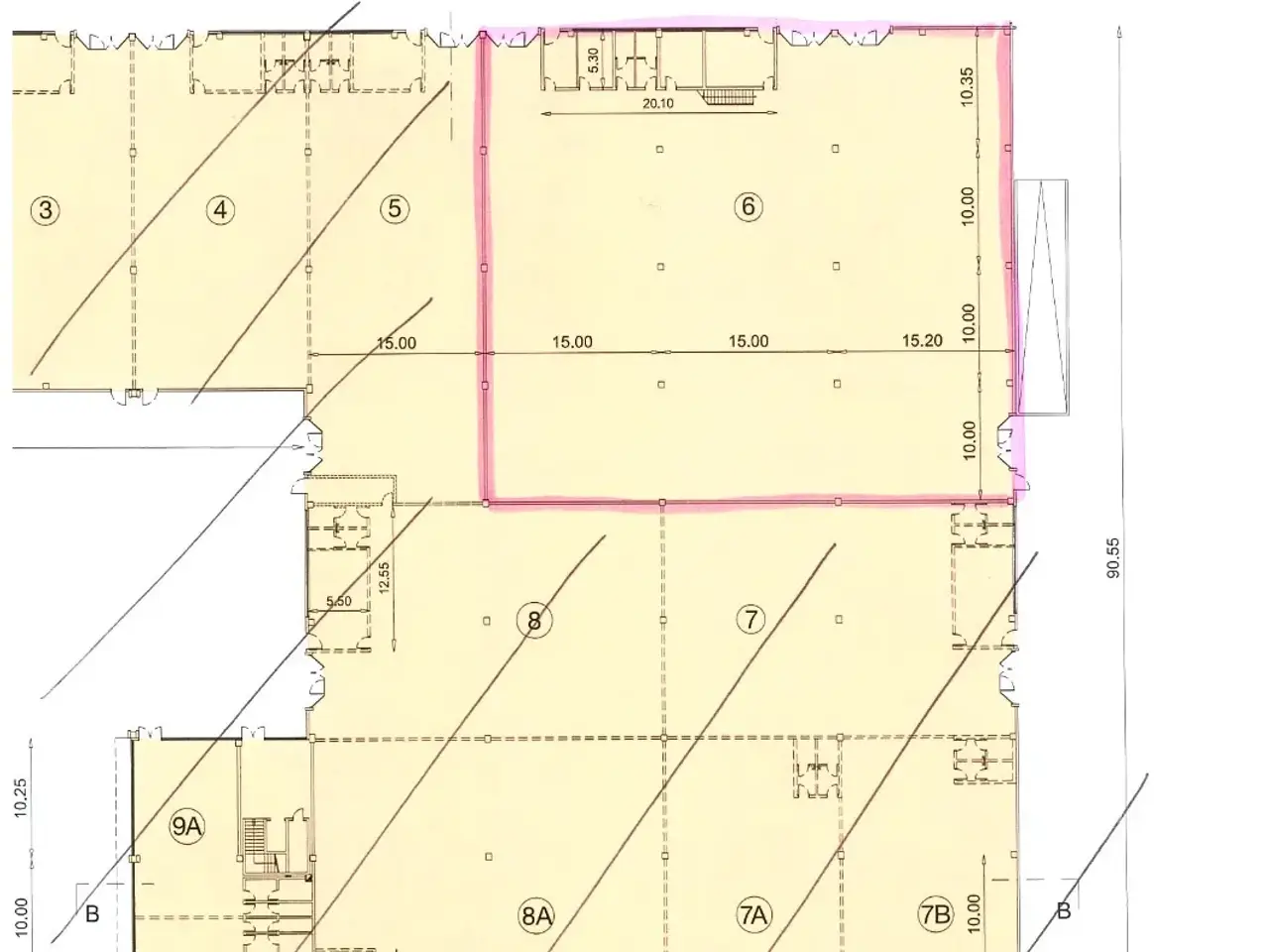 Capannone in Via Liguria 19, Peschiera Borromeo, {3} - Planimetria 1