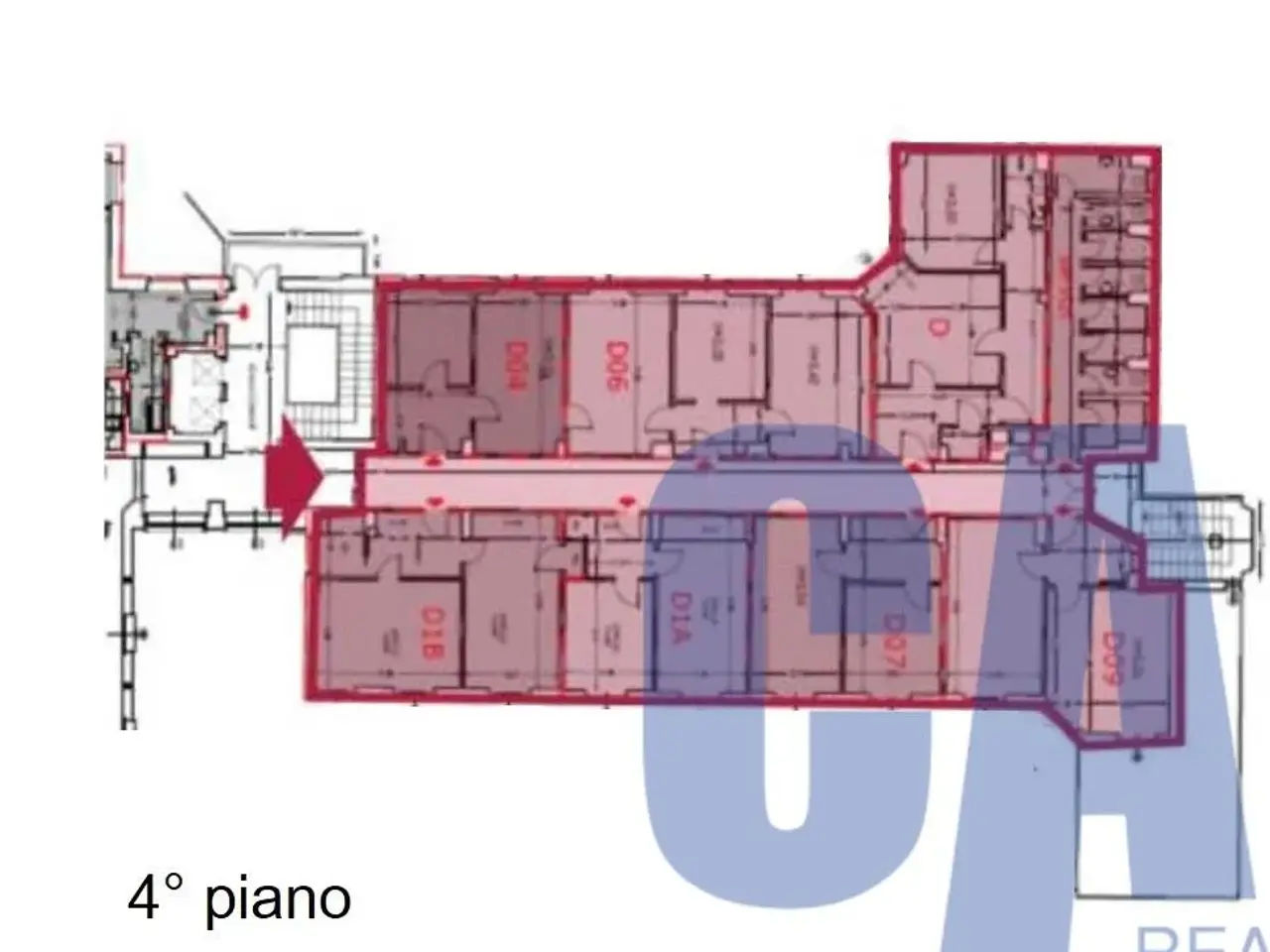 Ufficio in Via Monte di Pieta', Milano, {3} - Planimetria 1