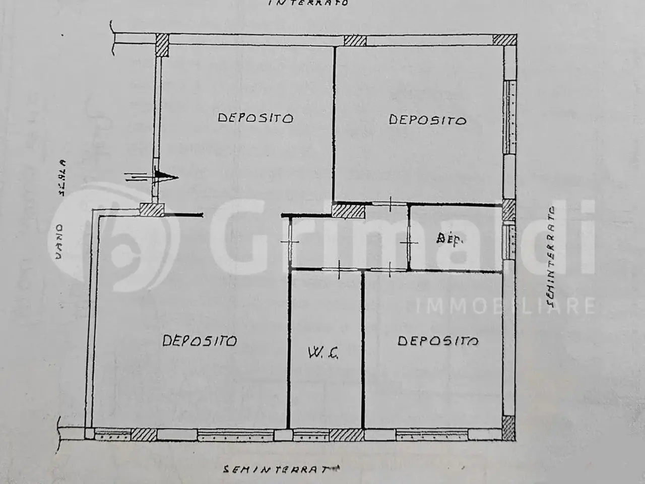 Magazzino in Via Vico 1 Porto Salvo 39, Santa Teresa Di Riva, {3} - Planimetria 1