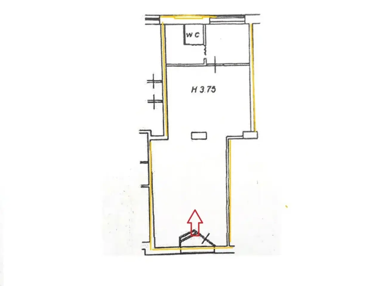 Negozio in Via Nazionale delle Puglie, Casoria, {3} - Planimetria 1