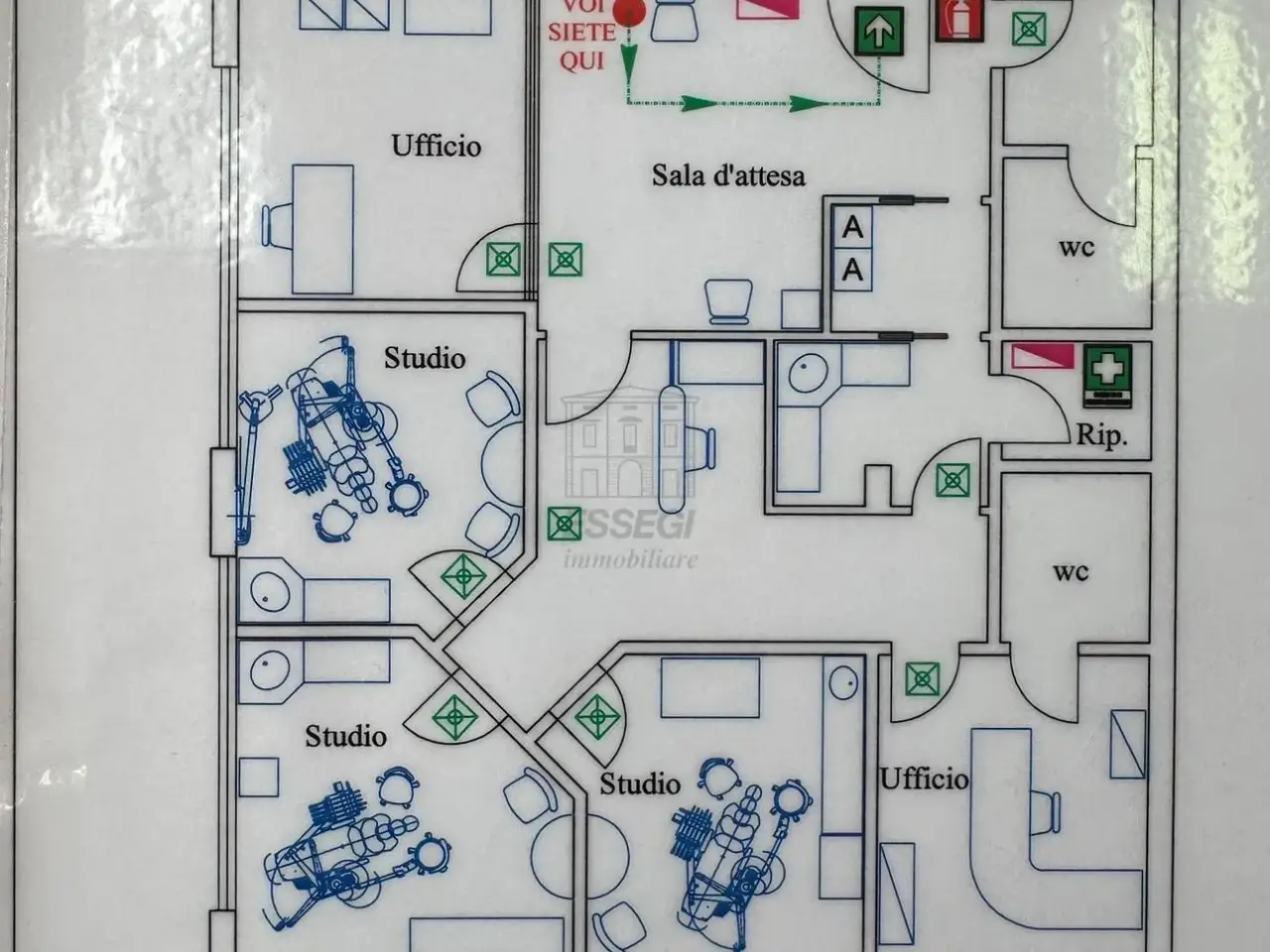 Ufficio in Via Nuova di Guamo 1, Capannori, {3} - Planimetria 1