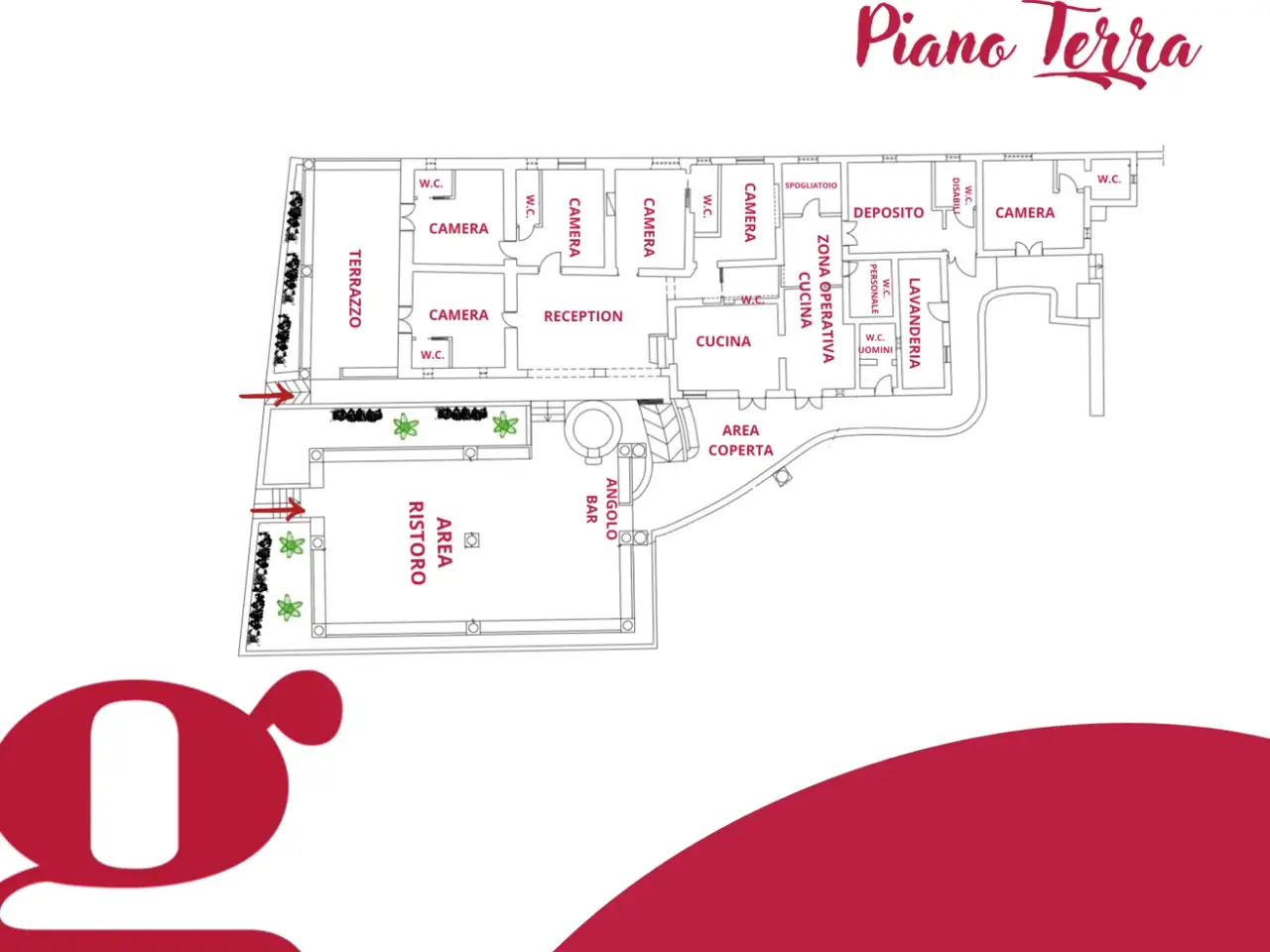 Esercizio commerciale in Via Drautt Snc, Lipari, {3} - Planimetria 1