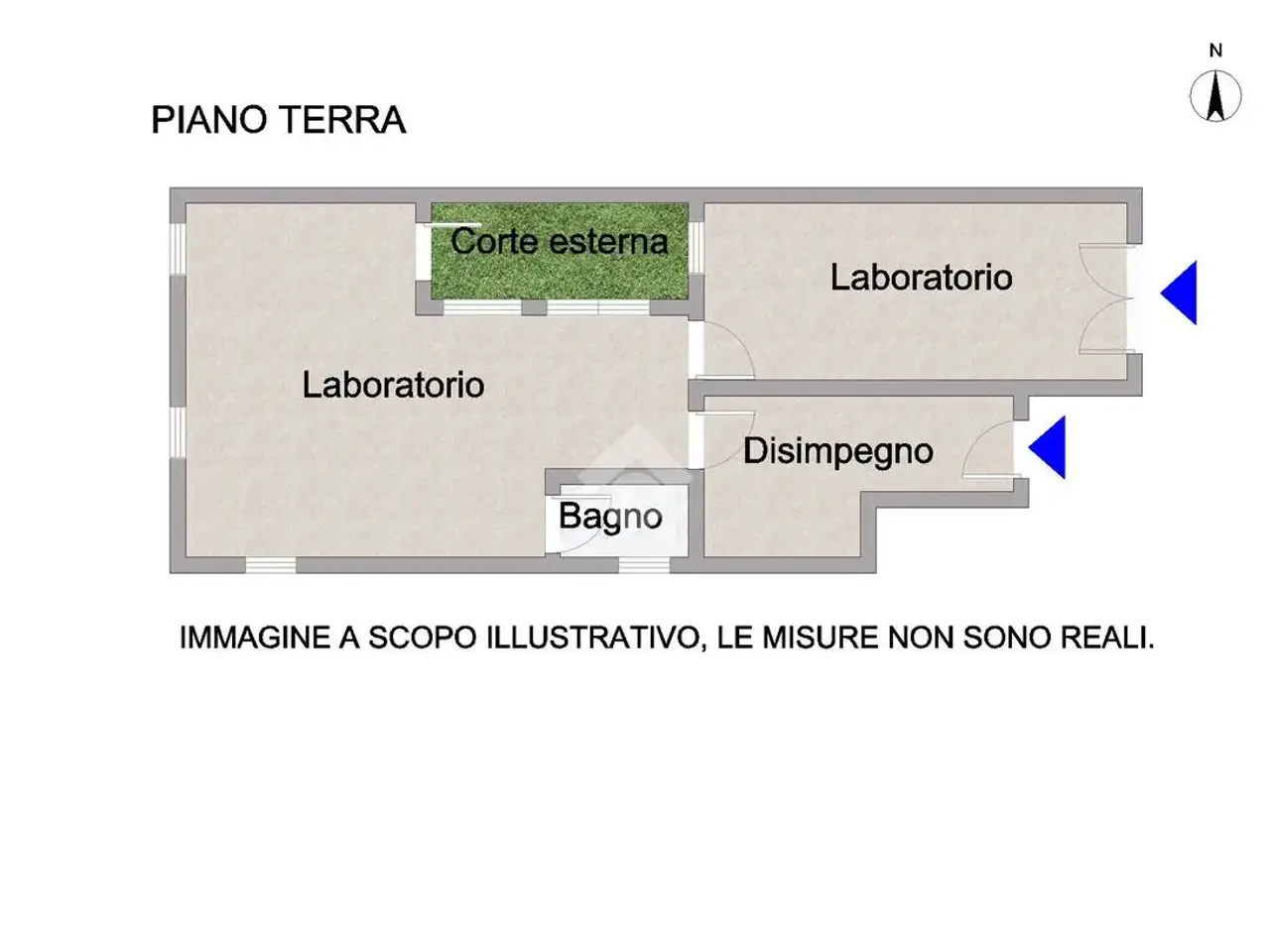 Laboratorio in Via Umberto I 53, Porto Sant'Elpidio, {3} - Planimetria 1