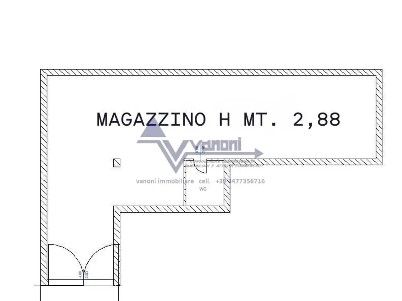 Capannone in Via Guglielmo Marconi, Dalmine, {3} - Planimetria 1