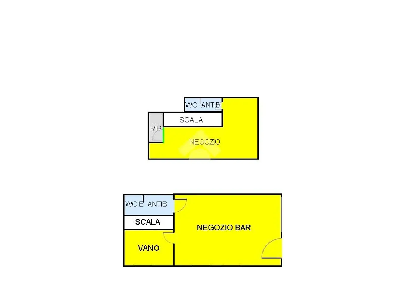Negozio in Via Nizza 5, Torino, {3} - Planimetria 1