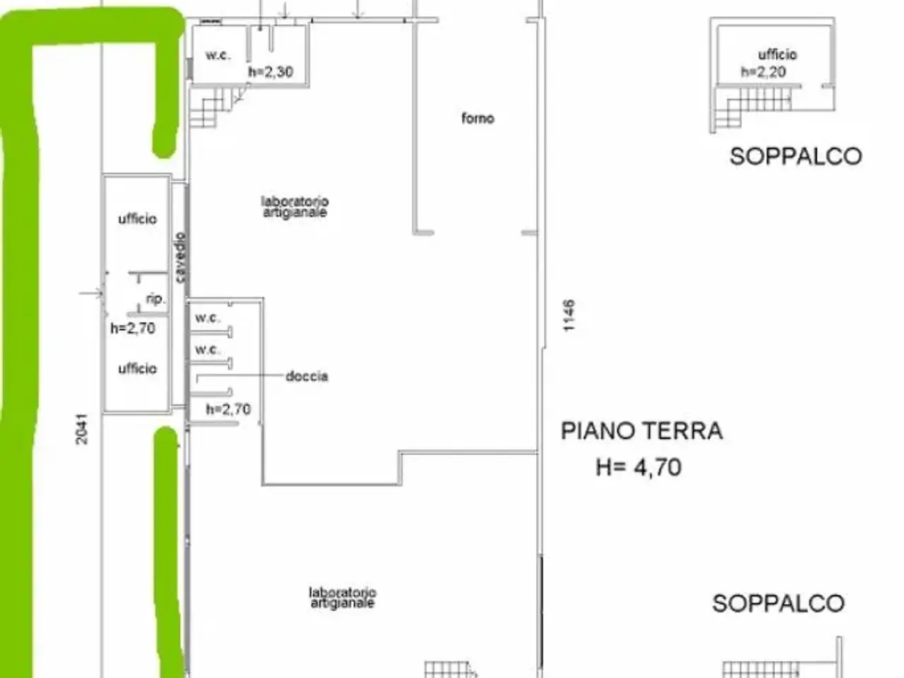 Laboratorio in Via Castiglioni 9, Santo Stefano Di Magra, {3} - Planimetria 1