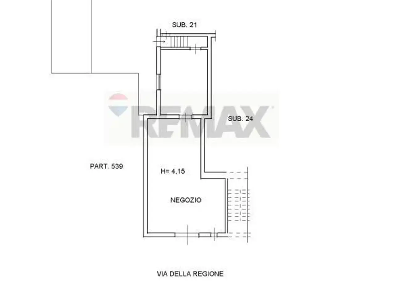 Negozio in Viale della Regione 3, Catania, {3} - Planimetria 1