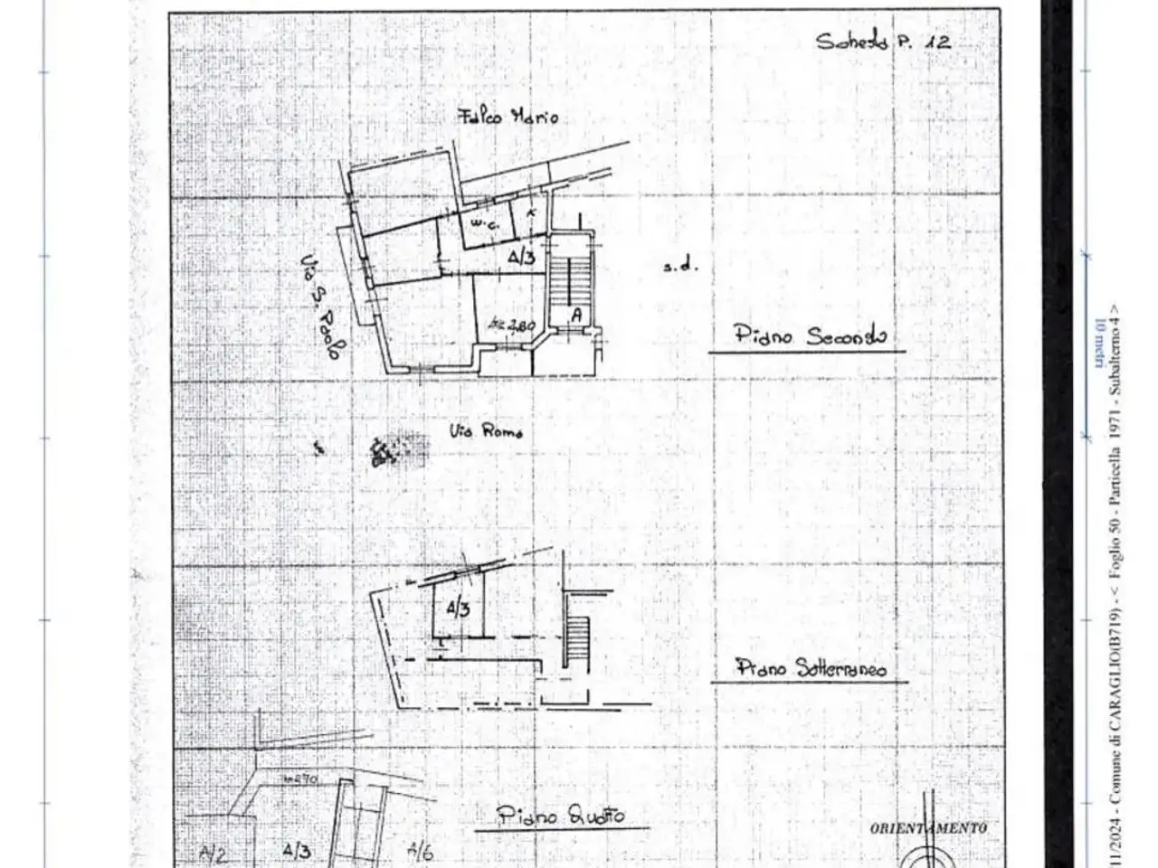 Quadrilocale in Via Roma 168, Caraglio - Planimetria 1