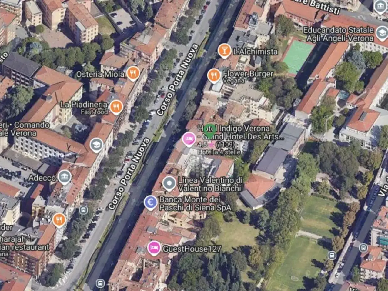 Negozio in Corso Porta Nuova 101, Verona, {3} - Planimetria 1