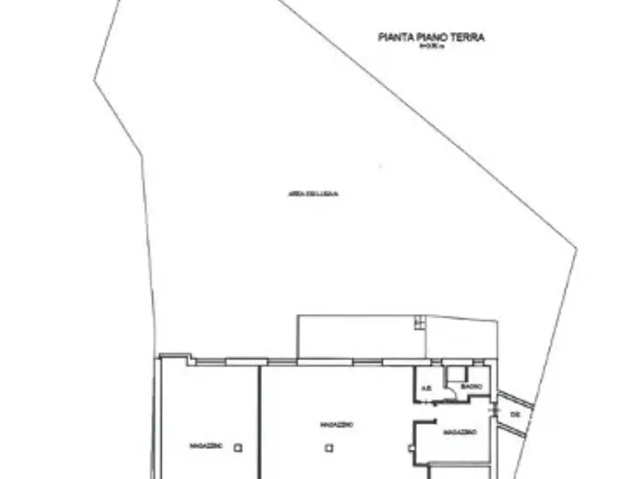 Magazzino in Località Colombaio, Sommariva Perno, {3} - Planimetria 1